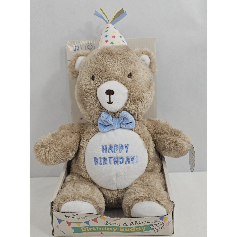 DreamGro Bear‎ Baby Color Changing Sing & Shine Birthday Buddy Music Tummy Glows